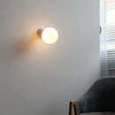 Helnys LED Ceramic Base Glass Wall Light Fixture Vanity Lamp