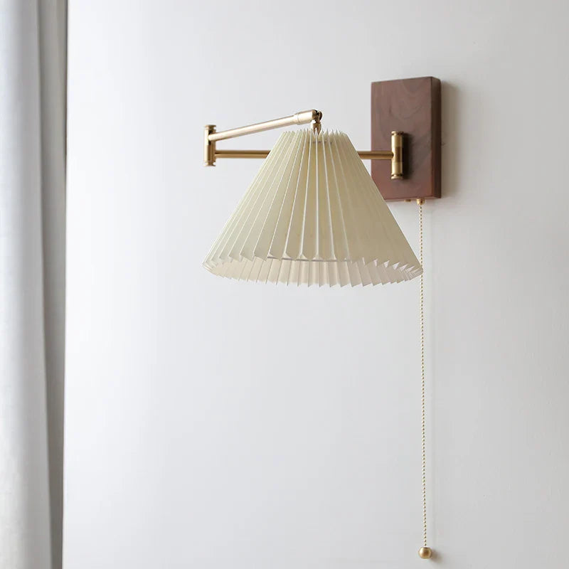 Helnys Right Totate LED Wall Lamp Beisde Pull Chain Switch Sconce Wandlamp