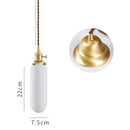 Helnys Nordic Japan Ceramic Pendant Lamp for Home Decor and Lighting