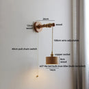 Helnys Flower Design LED Wall Lamps, White Green Glass Wood Light