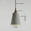 Helnys Yellow Cave LED Pendant Light - Modern Nordic Copper Socket Hanglamp