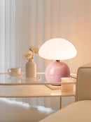 Helnys Moon Desk Lamp - White/Pink/Red/Beige/Orange Stromatolite Bedside Light
