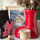 Helnys Ceramic Vase Boots Pen Holder Ikebana Flower Pot Home Decoration