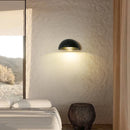 Helnys Black Stone LED Wall Sconce Japan Style Stair Light Fixtures