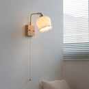 Helnys Rotatable LED Wall Sconce White Glass Stair Light