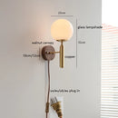 Helnys Moon Jupiter Copper Wall Lamp - Modern Nordic Home Decor