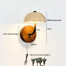 Helnys Dimmer Switch LED Wall Sconce Yellow Travertine Light Fixtures