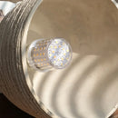 Helnys Modern Wood Cement LED Pendant Light Fixture, Adjustable Hanging Lamp