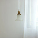 Helnys Copper Socket LED Pendant Lamp with Clear Glass Lampshade