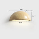 Helnys Yellow Stone LED Wall Lamp Sconce Japan Style Bathroom Mirror Light