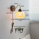 Helnys Resin Shell LED Wall Lights Pull Chain Switch Staircase Lighting