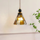 Helnys Tiffany Glass LED Pendant Lamp for Kitchen Dining Room Nordic Modern Home Lighting