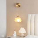 Helnys LED Glass Wall Lamp Adjustable Vanity Light for Home Decor