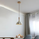 Helnys Butterfly Ceramic LED Pendant Lamp with Wooden Handle Copper Socket