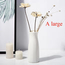 Helnys Nordic Plastic Vase Flower Pot Modern Home Decor Ornaments