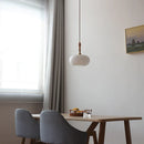 Helnys White Glass LED Pendant Lights - Modern Nordic Hanging Lamp