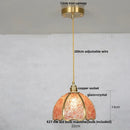 Helnys Crystal Glass LED Pendant Lamp - Adjustable Nordic Modern Luxury Hanging Lights