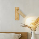 Helnys Copper LED Wall Sconce Yellow Travertine Modern Nordic Mirror Light