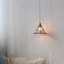 Helnys Glass Lampshade Chandelier LED Pendant Lighting