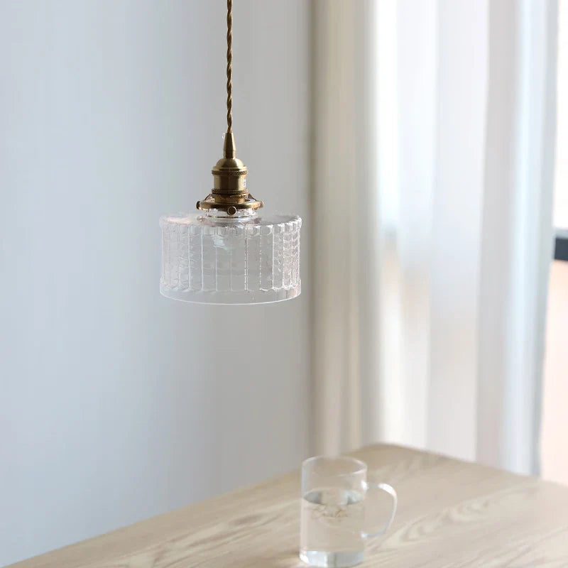 Helnys Circular Glass LED Pendant Light - Modern Nordic Design
