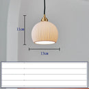 Helnys Nordic Japan Ceramic Pendant Lamp for Home Decor and Lighting