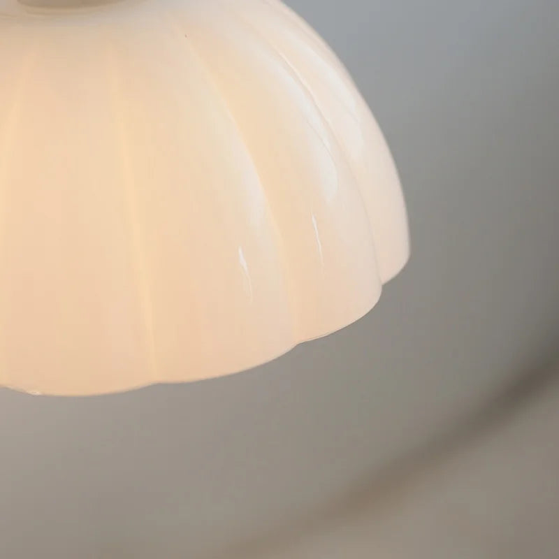 Helnys Copper LED Wall Lamp with Pull Chain Switch & Rotatable Glass Mirror Light