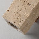 Helnys Square Stone LED Wall Lamp Modern Nordic Yellow Travertine Wabi Sabi