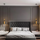 Helnys Loft Smoke Gray LED Pendant Lamp Brass Glass Vintage Hanging Light