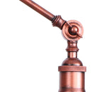 Helnys Adjustable Glass Wall Sconce Pull Chain Switch Industrial Rustic LED Fixture