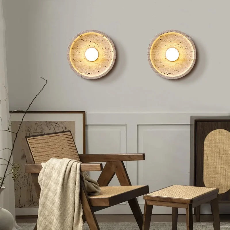 Helnys LED Wall Lamp Pull Chain Modern Bathroom Mirror Light