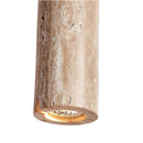 Helnys Yellow Travertine Stone Pendant Lamp - Modern Nordic Hanging Lights