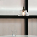 Helnys Glass LED Pendant Light with Adjustable Copper Socket - Modern Hanging Lamp