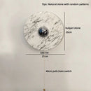 Helnys Round Stone LED Wall Lamp Sconce Shower White Ball G9 Bulb