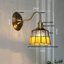 Helnys Nordic LED Wall Light Fixture Blue Glass E27 Stair Light Fixtures