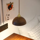 Helnys Modern Nordic Walnut Wood LED Pendant Light for Interior Home Decor