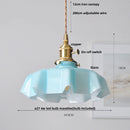 Helnys Yellow Glass LED Pendant Light Fixture | Nordic Modern Home Decor Bar Hotel