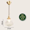 Helnys Diamond Glass LED Pendant Lamp for Indoor Lighting in Modern Nordic Style