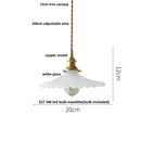 Helnys Clear Glass LED Pendant Lamp Modern Nordic Style Adjustable Hanging Light