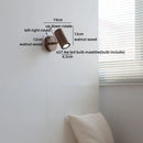 Helnys Nordic LED Swing Arm Wall Light for Bathroom and Bedroom