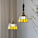 Helnys Modern LED Pendant Lights Brass Glass Wood Hang Lamp
