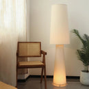 Helnys Cream Fabric LED Floor Lamp for Home Decor and Living Room