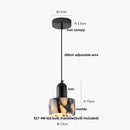 Helnys Marble LED Pendant Lamp Modern Nordic Glass Hanging Lights