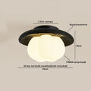 Helnys Black Travertine LED Ceiling Lights for Kitchen Entrance Hallway Home Decor