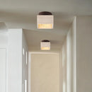 Helnys Square Stone LED Ceiling Light Fixture Modern Nordic Ceiling Lamp