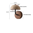 Helnys Copper LED Wall Light: Modern Nordic Stone Bedside Lamp for Study Hallway