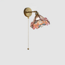 Helnys Copper Butterfly Glass LED Wall Light - Nordic Modern Bedroom Living Room Fixture