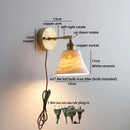 Helnys Ceramic LED Wall Light for Indoor Decor, Stair Lighting, Living Room, Balcony