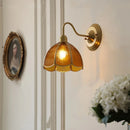 Helnys Vintage Copper Loft LED Wall Lights Glass Bedroom Lamparas De Pared