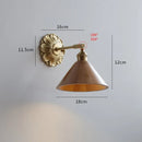 Helnys Nordic Glass LED Copper Wall Lamp for Home Indoor Modern Lighting