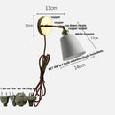 Helnys Rotatable Ceramic LED Wall Light - Modern Nordic Stair Fixture